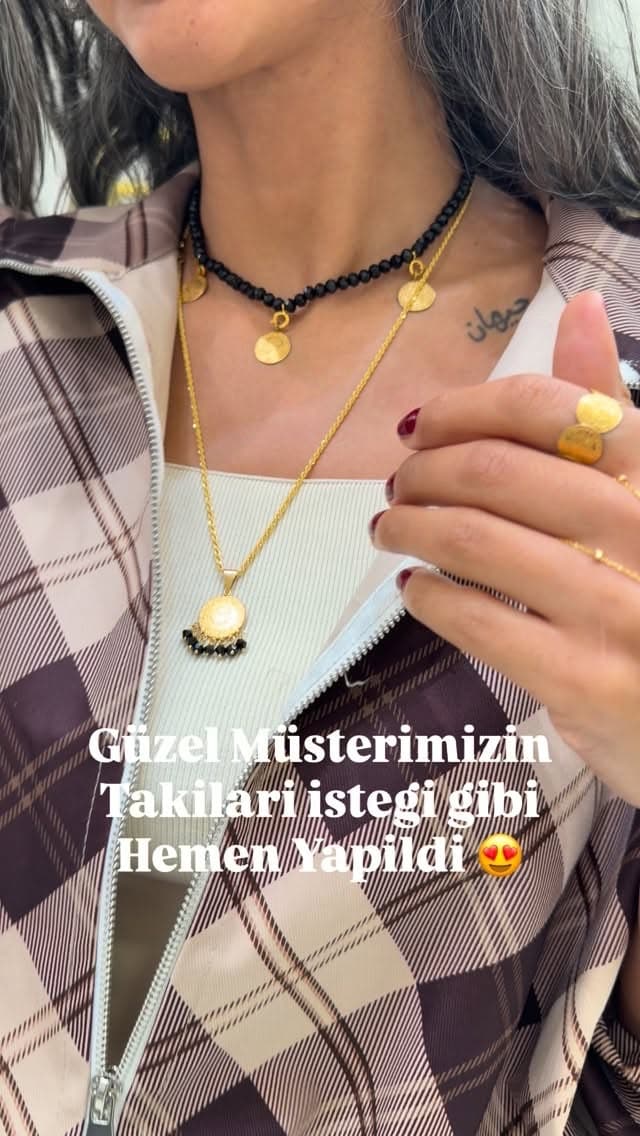 Schmuckset, das für eine Kundin angefertigt wurde